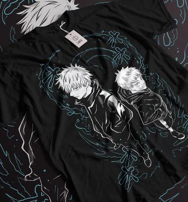 Anime Jujutsu Kaisen Satoru Black T Shirt Gift For Friends