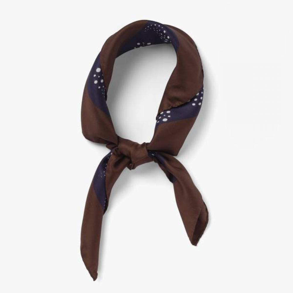 Regaglia Printed Silk Bandana 2 Navy Rie2m80000a72 NAVY (NAVY)/FREE