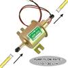 12V Universal Electric Fuel Pump Low Pressure Bolt Fixing Wire Diesel Petrol HEP-02A for Car Carburetor Motorcycle