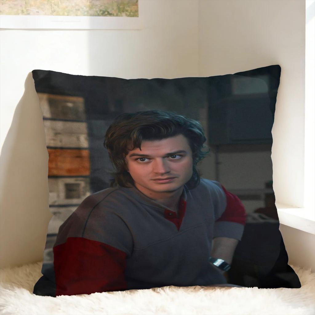 Joe Keery Steve Harrington Pillow Cover Print Cushion Cover Kawaii Pillow Case For Wedding Party Home Decor