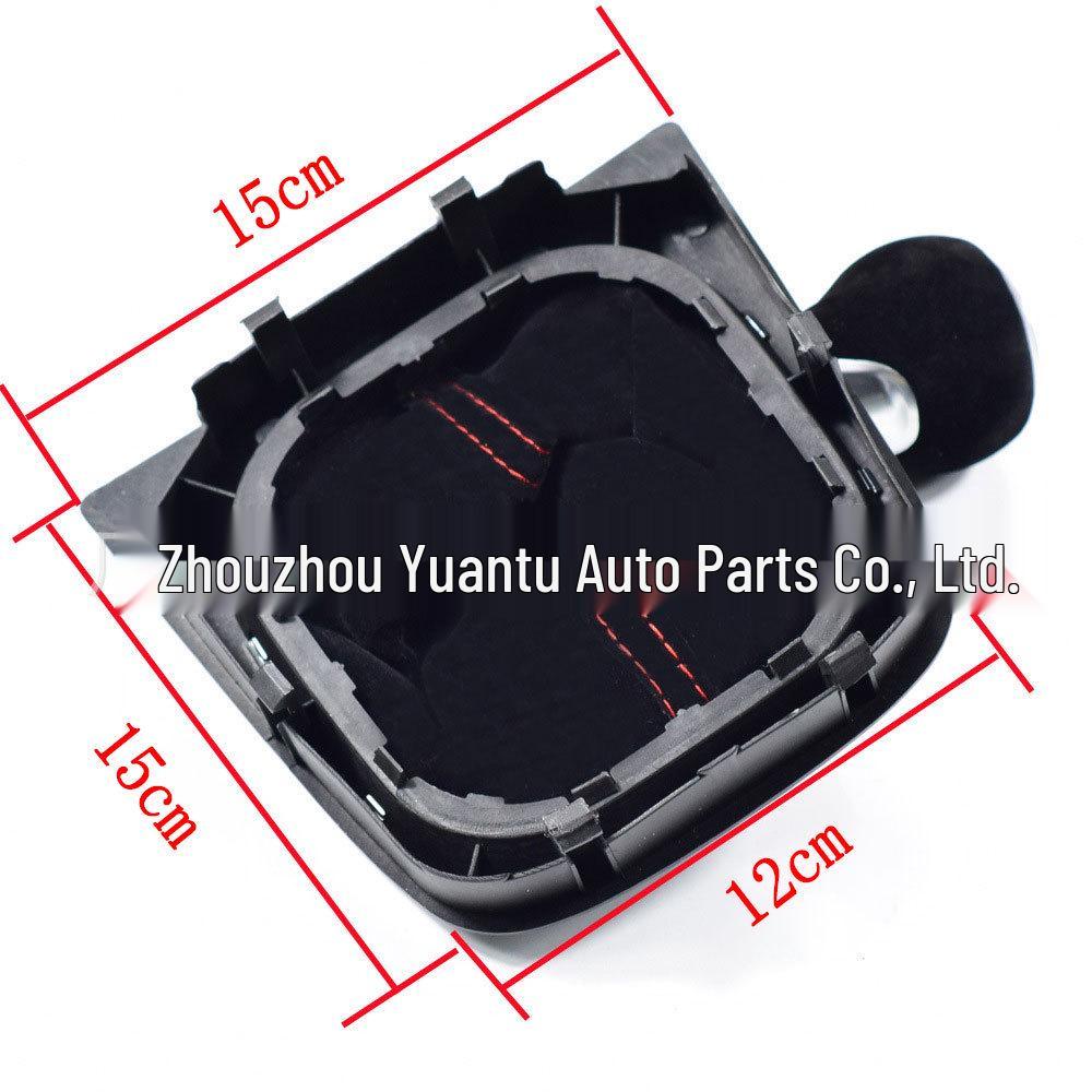 Red/Black Suede Gear Shift Knob for Volkswagen Golf MK5/MK6 R32 GTI (2004-2009)