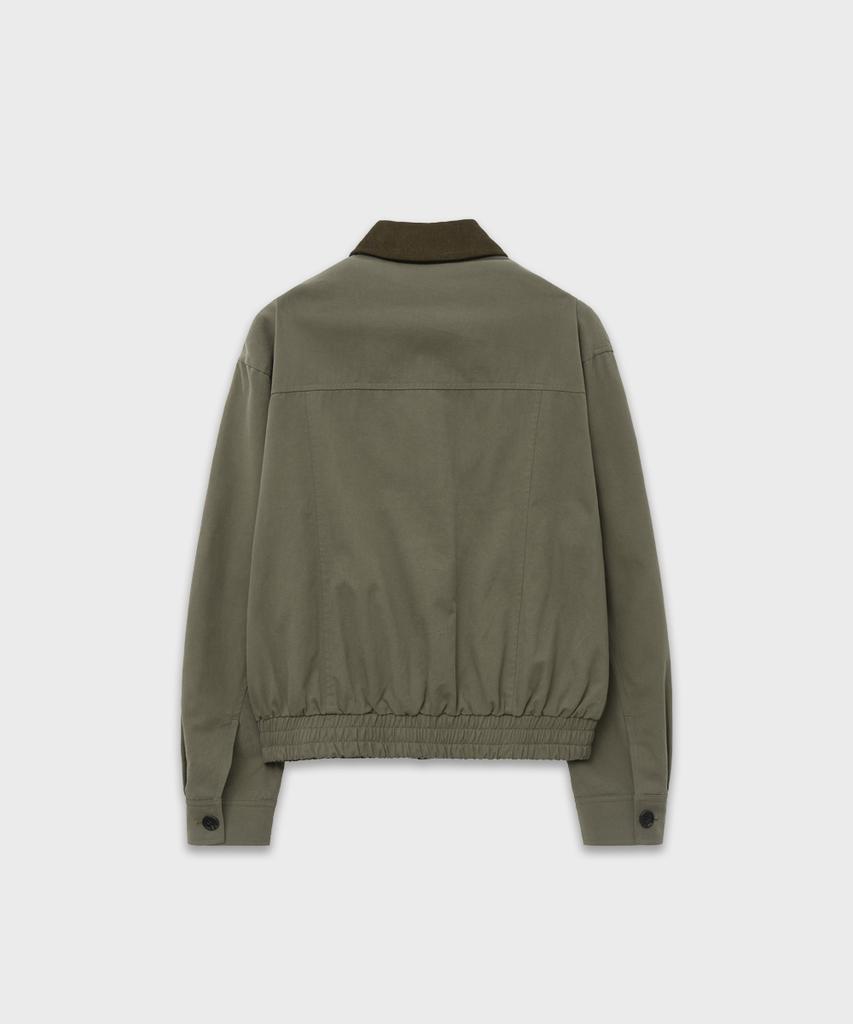 Intempomood Loop Pocket Work Jacket_Khaki
