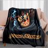 1PC Custom Name "Thunderous Tasmanian Devil" flannel blanket versatile,all-season throw suitable for the living room,bedroom,camping,travel,and gift