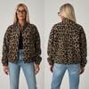 Spring and Autumn American Retro Leopard Print Jacket Women's New Loose Casual Jacket Top