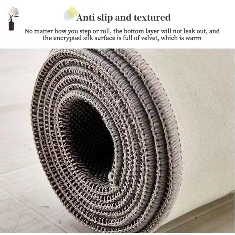 Nowoczesny Dywanik na Długi Korytarz w Stylu Lekki Luksus Antypoślizgowy i Wchłaniający Wodę Mata na Schody Prosty Dywanik na Przejście Możliwość Dostosowania