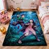 Demon Slayer Swordsmen Trio Patterned Rug Durable Easyclean Carpet For Bedroom Study Home Party Decor Birthday Gift