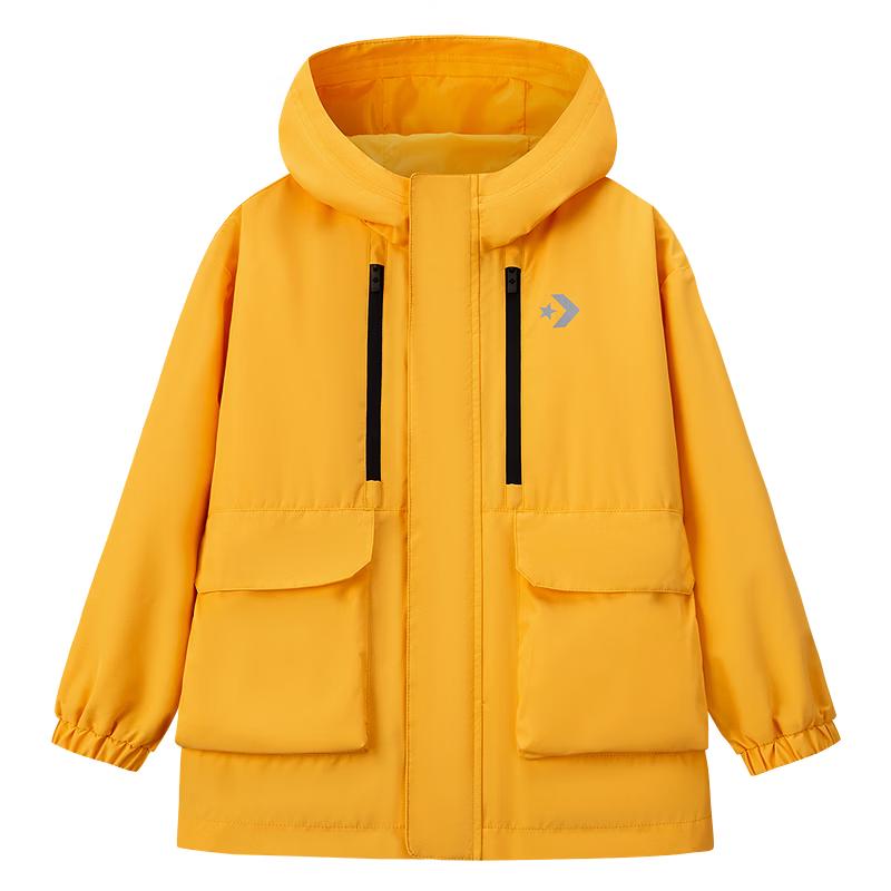 Converse Youth Hooded Waterproof Windbreaker Jacket