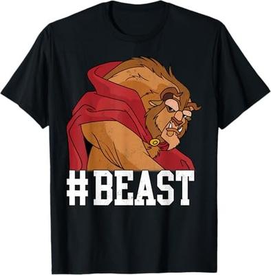 Beauty And The Beast BEAST Big Face Portrait Black TShirt