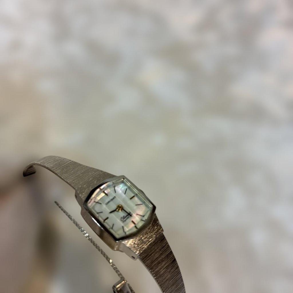 Used ORIENT Manual Wind Wristwatch W120-17500 Ladies Vintage