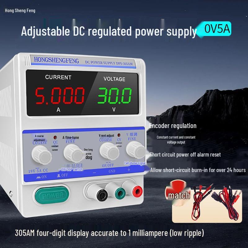 30V Adjustable DC Power Supply with Microamp Constant Current Output for Electronics Repair and Experimentation