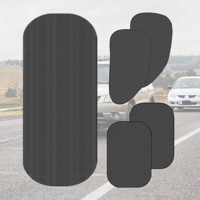 Car Window Shade Auto Window Shades 5 Pack Light Block Anti-Glare Cooling UV Protection Heat Resistant For Camping Outdoor