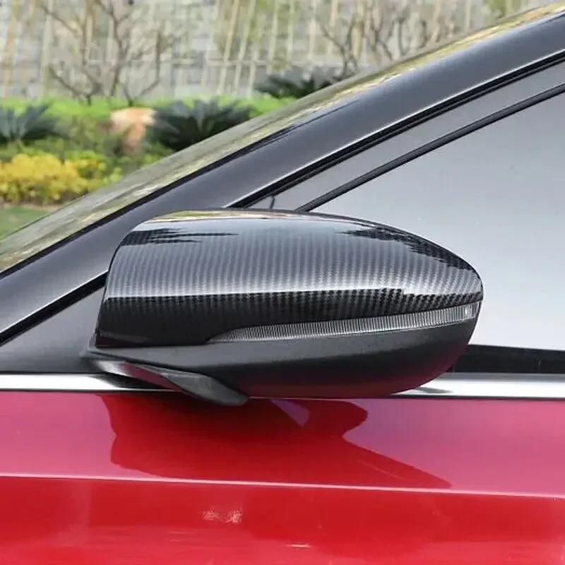 For Hyundai LAFESTA I20 I20N BAYON - Car Rearview Side Mirror Cover Wing Cap Exterior Door Trim Adhesive Sticker