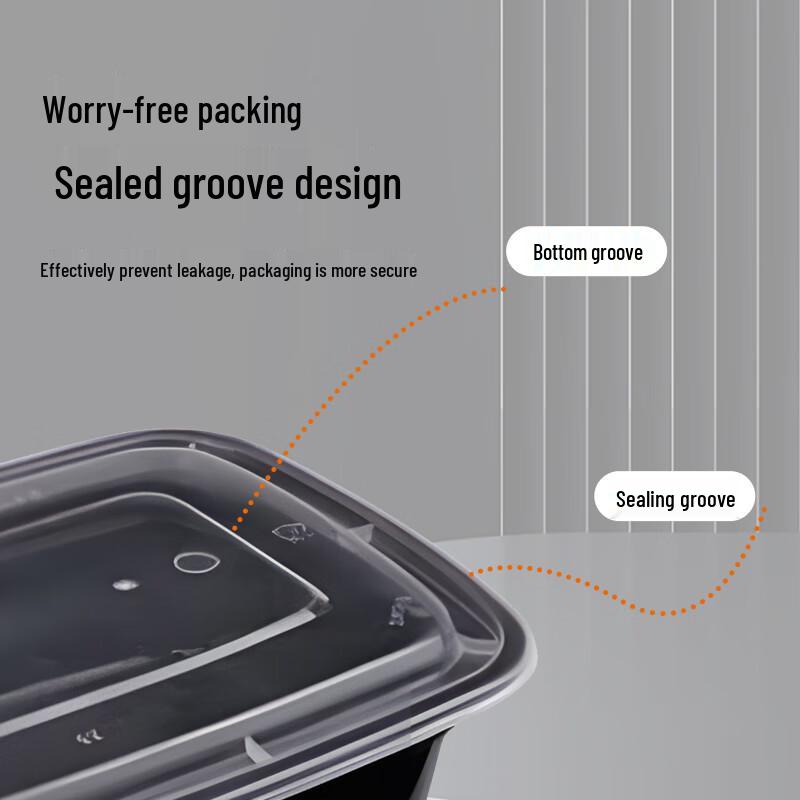 American Style Rectangular Disposable Food Containers