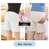 Maternity Ice Silk Safety Pants, Three-Quarter Length, Anti-Exposure, Lightweight for Summer.
