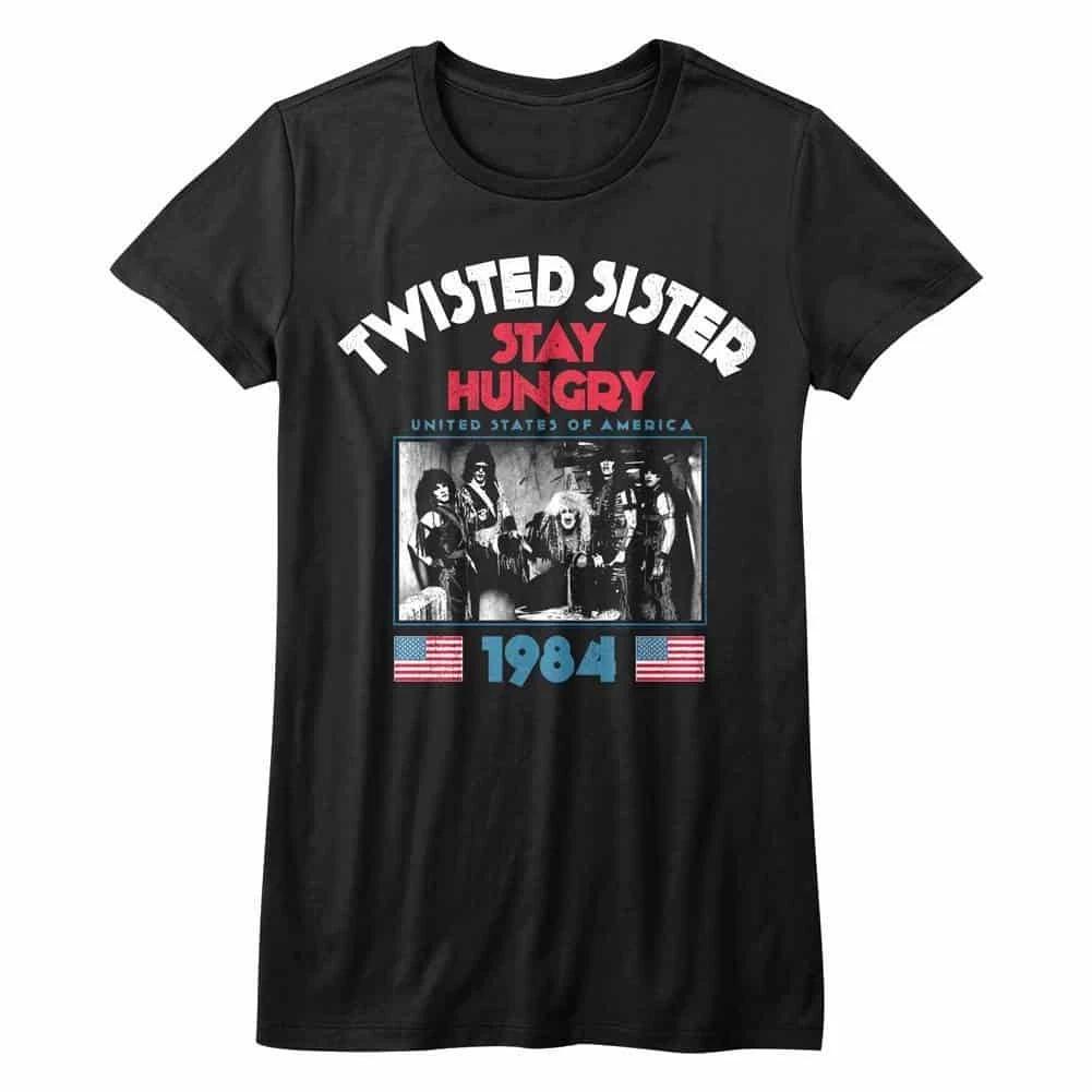 Twisted Sister Stay Hungry Женская футболка Тур по США 1984 XXXL