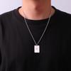 LIKGREAT Trendy Ace of Spades Poker Pendant Necklace for Women Men Stainless Steel Lucky Playing Card Hip Hop Party Jewelry Gift