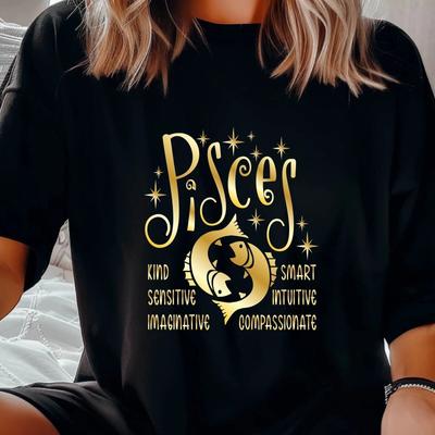 Pisces Zodiac shirt,Astrology Shirt ,Pisces Shirt,Gift for woman,Astrology Birth