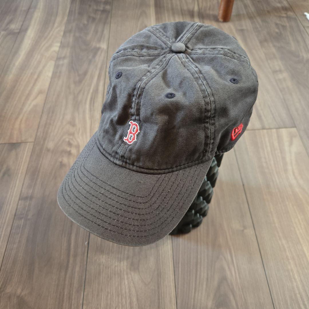 Used boston red sox newera baseball cap dark gray
