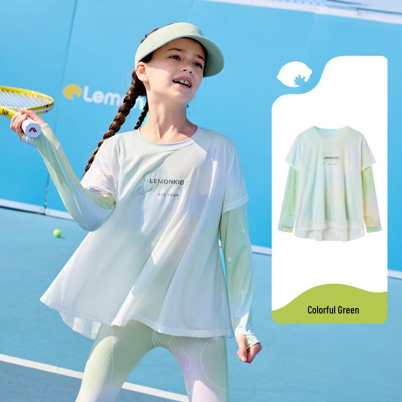 Lemonkid Children's Long-Sleeve Sun Protection Quick-Dry T-Shirt