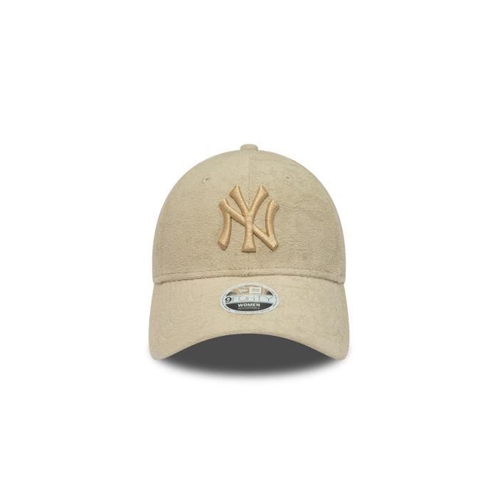Casquette 9FORTY - New Era - New York Yankees - Beige - 100% Coton - Femme