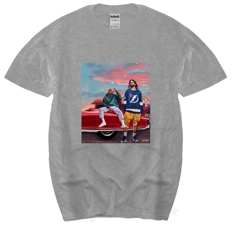 summer tshirt men brand teeshirt J Cole Kendrick Lamar T Shirt Black Cotton Men S Us Supplier new cotton man t shirt S