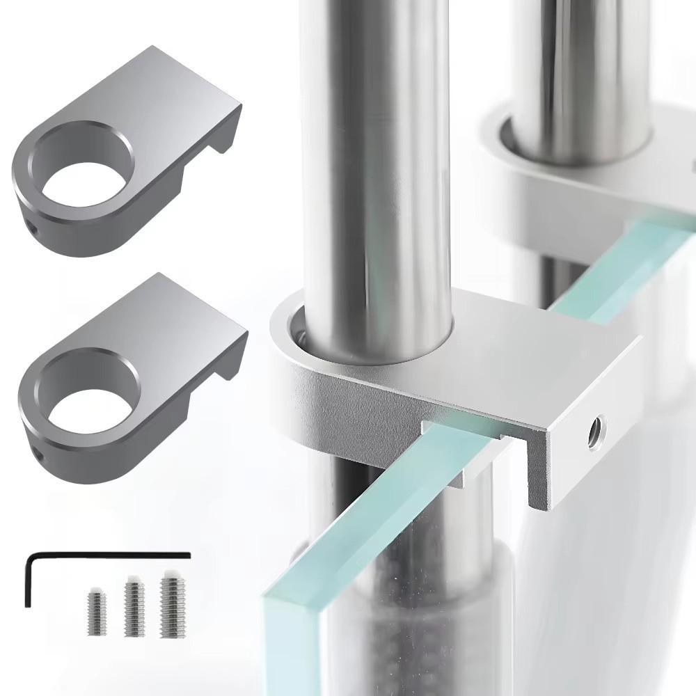 Multifunctional Aquarium Water Tube Holder Aluminum Alloy Water Tube Fixed Clip for 20mm Pipe