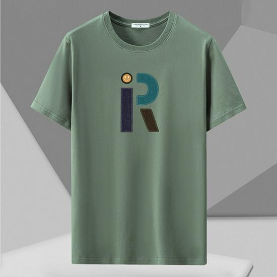 Men's Plus Size Korean Style Crew Neck Short Sleeve T-Shirt