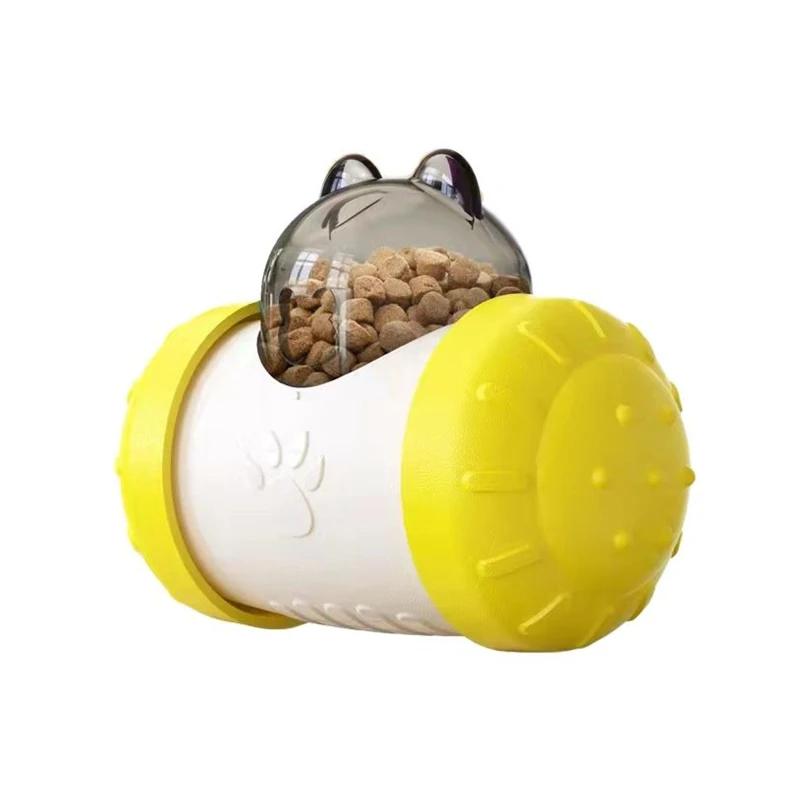 Dog Slow Feeder Toys Interactive Puzzle Durable Dog Food Dispenser Mental Treat Stimulation Chase Rolling Puppy Toy Pet Supplies