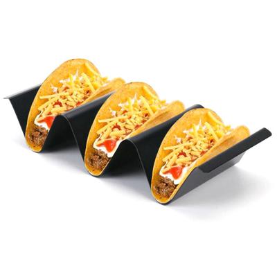 Useful Easy To Clean Lightweight Taco Holder Tray Pancake Stand Kitchen Supplies