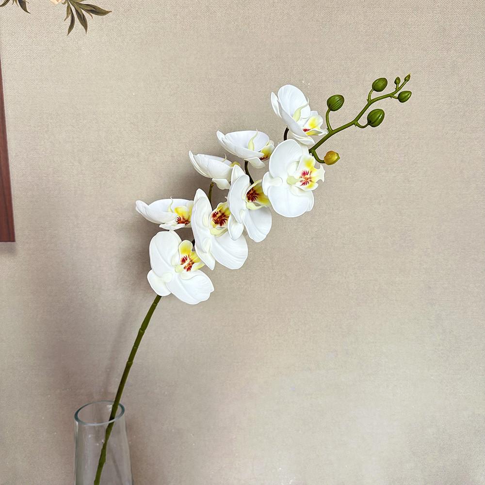 Flower Butterfly Artificial Orchid Wedding Hotel Restaurant Ornament Desktop