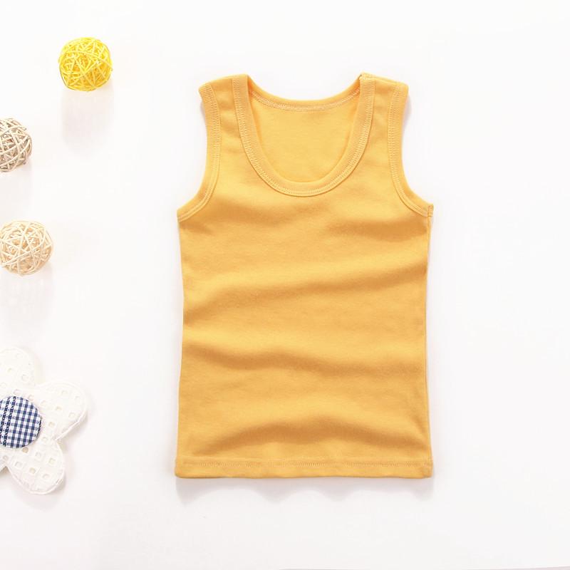 Girls  Pure Cotton Camisole Tank: Baby & Toddler Summer/Spring Base Layer, Breathable and Close-Fitting Top 90 cm