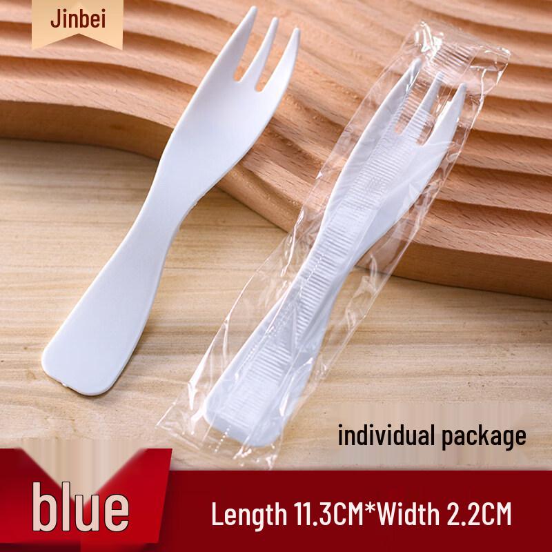 ZISIZ Disposable Plastic Fruit Forks
