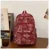 New Cute Bear Junior High School Backpack Large Capacity Girl Ultra Light Burden Reduction Ridge Protection Strong Durable Backpack Fashion