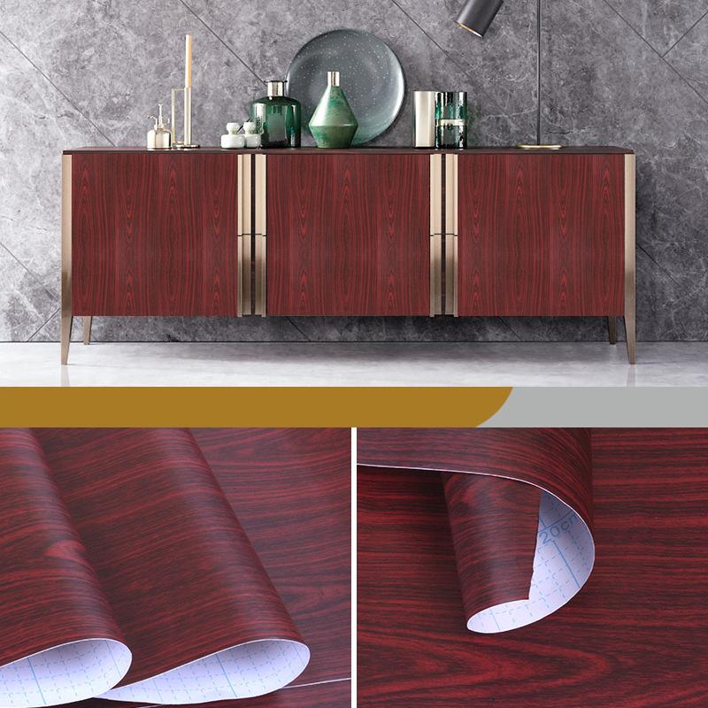 Wasserdichte Tapetenrolle mit Holzmaserung, selbstklebend, Heimdekoration, Kontaktpapier, Türen, Schrank, Schreibtisch, moderne Möbel, Renovierung, dekorativer Aufkleber