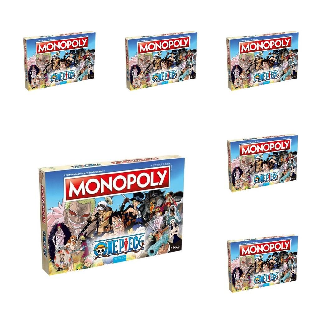 Exciting One Piece Monopoly English Board Game Card Set For Ages Seven To Thirty Five