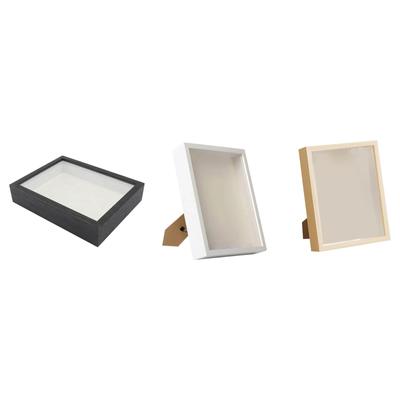 Shadow Box Frame Table Wall Decor 5cm Inside Depth Photo Frame Display Box for Keepsake DIY Gifts Medals Wedding Photos Pictures