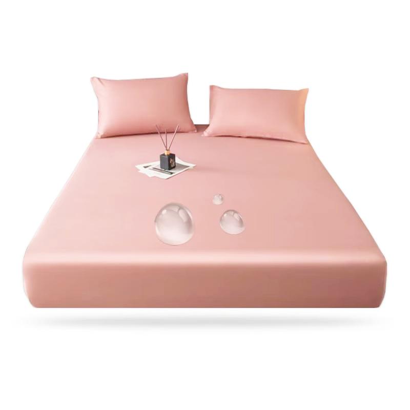 

WOSTAR Waterproof mattress protector cover 150x190 single double queen king size elastic fitted sheet style bed protection pad 2PCpillowcase48x74cm