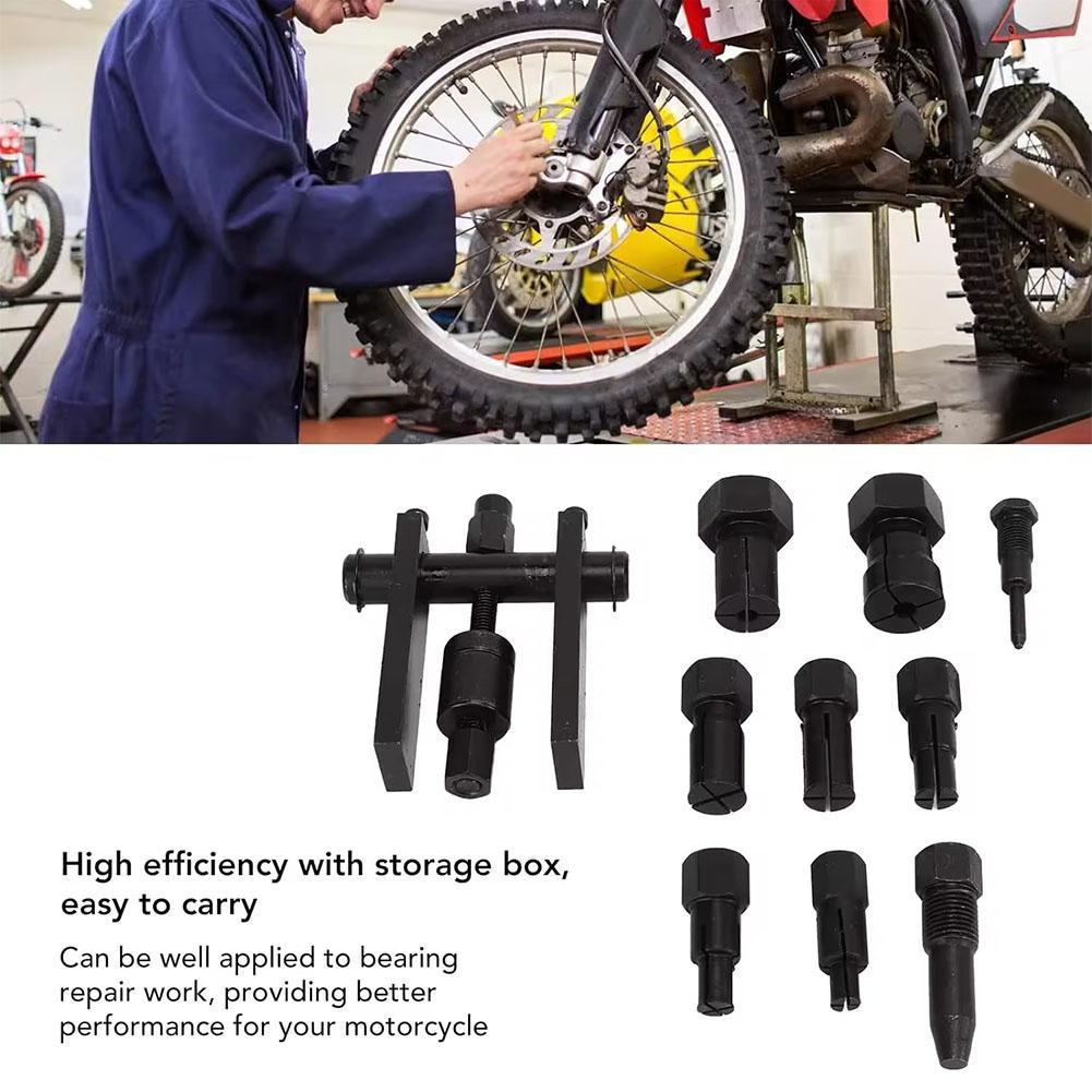 Two Claws Motorcycle Bearing Removal Tool Motorcycle Internal Bearing Drive Puller Bearing Adapters Kits Convenient Puller K9R4