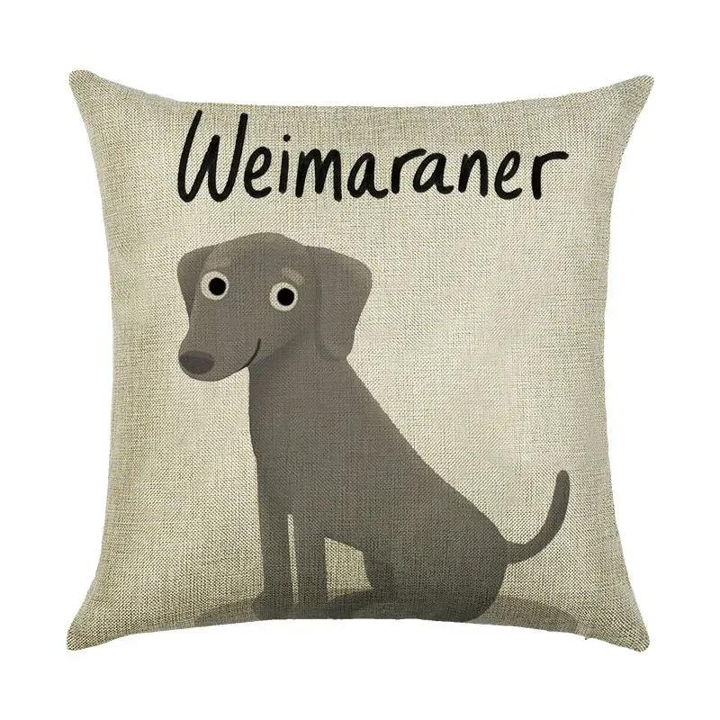 Cartoon Digital Print Pattern Linen Pillowcase Office Car Home Sofa Decorative Cushion Cover