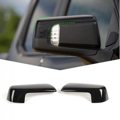 Rear View Side Mirror Cap Cover Trim For Chevy Silverado 1500 + Gloss Black