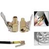 Brass Locking Nozzle Tire Air Chuck Clip Adapter - Automotive Grade For Efficient Inflation