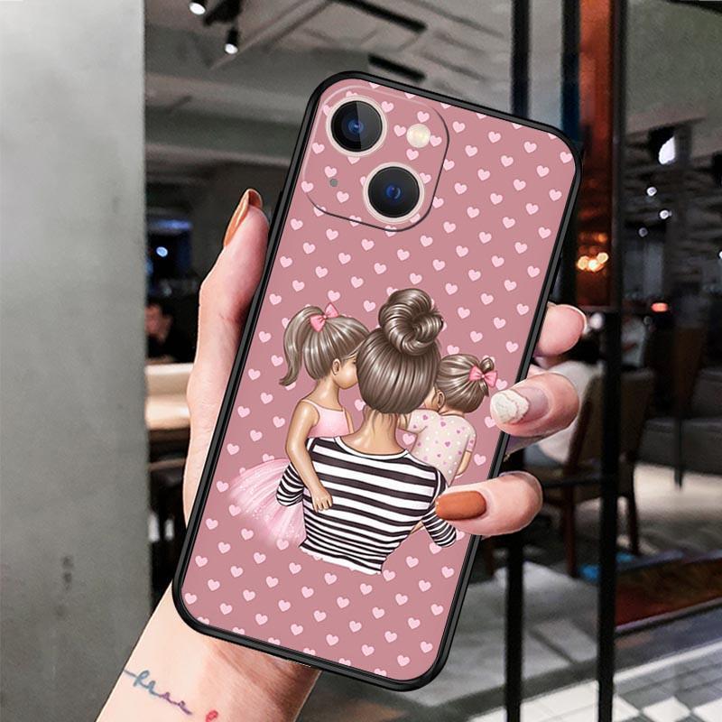 

Применимо к Apple IPhone14 Pro Чехол для мобильного телефона, роскошный супер-детский чехол для мамы и девочки для мальчика iPhone 16 pro