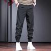 Jie Leinuo Herren Ice Silk Freizeit Jogginghose