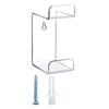 Wall Mounted Acrylic Headset Stand Hanger Game Controller Holder Space Saving Gamepad Holder Universal Headset Display Rack