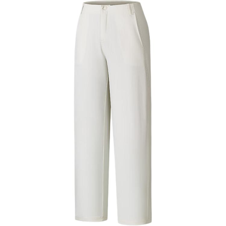 

Anta Training Series Solid Color Mid-Rise Breathable Versatile Straight-Leg Casual Pants Women bottoms Digital-Mist-Gray 162537512S-1 L