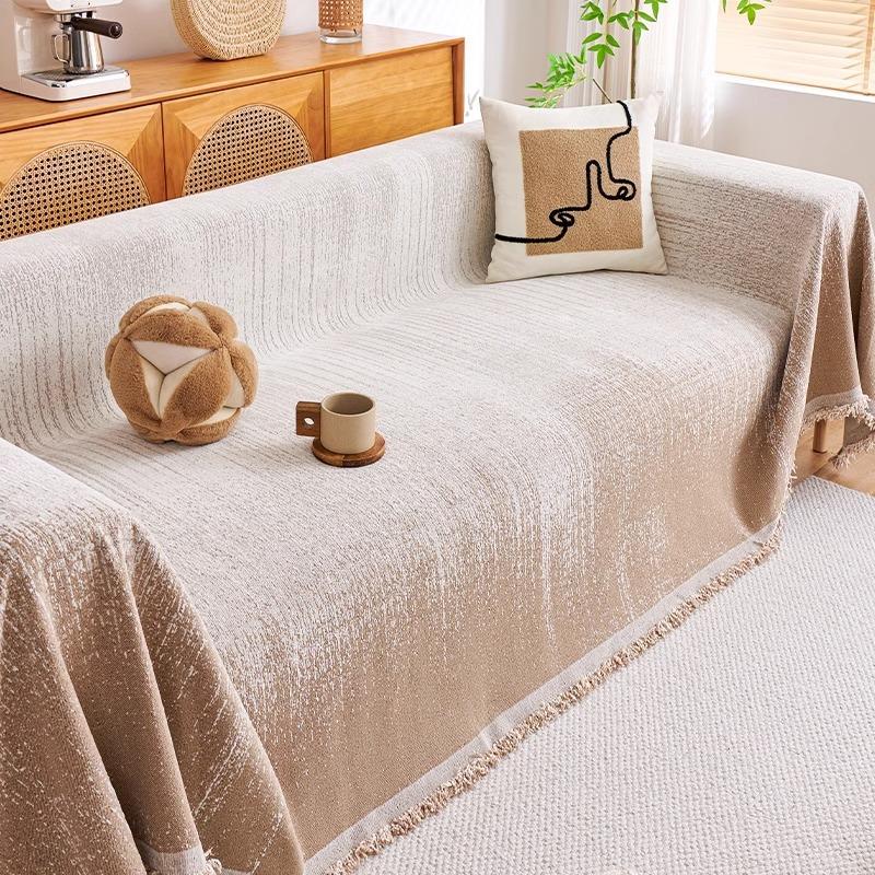

Премиальный чехол для дивана 2025 новый всесезонный универсальный шенилловый диванный плед всевключающий универсальный чехол защита от царапин кошек 180*260cm