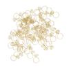 80pcs   Shape Paper Clips Rustproof Multifunction Multifunction with Clear Box for   School