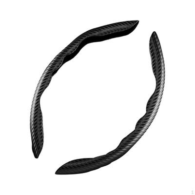 Plastic Steering Wheel Cover Embedded Universal Fit 38cm Sturdy for Spring, Summer, Autumn and