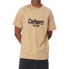 Carhartt WIP Spree Halftone T-Shirt Men T-Shirts Brown I032874-0IA-XX