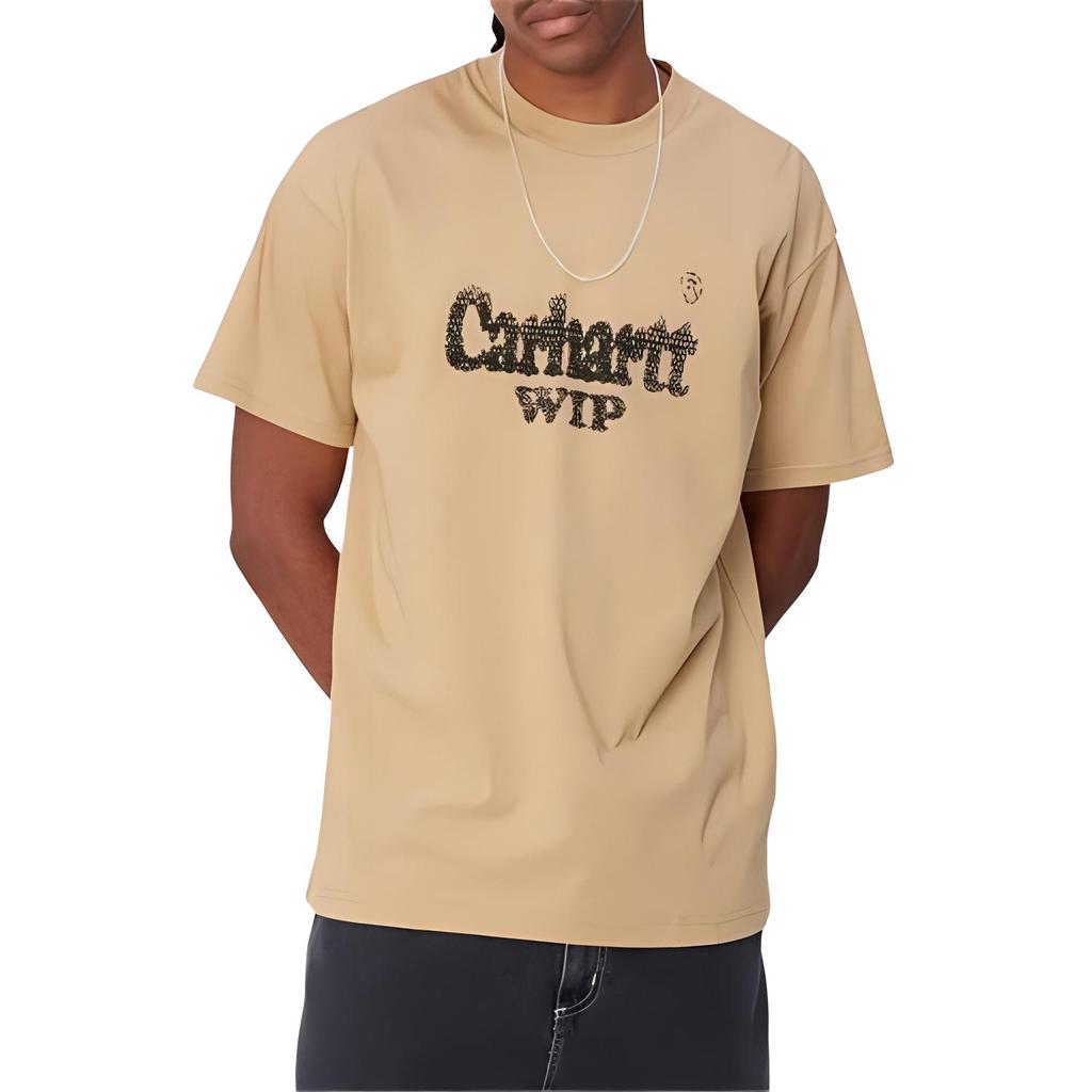 Carhartt WIP Spree Halftone T-Shirt Men T-Shirts Brown I032874-0IA-XX